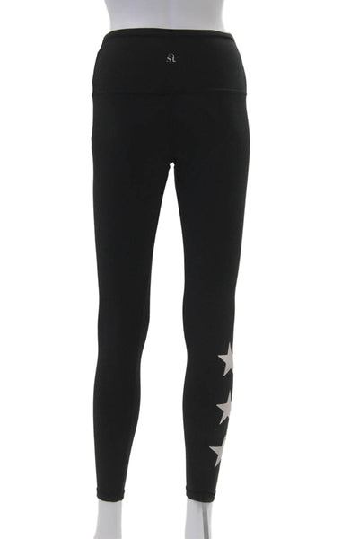 Strut This Women Ankle Jegging Black Stars Graphic Size XS