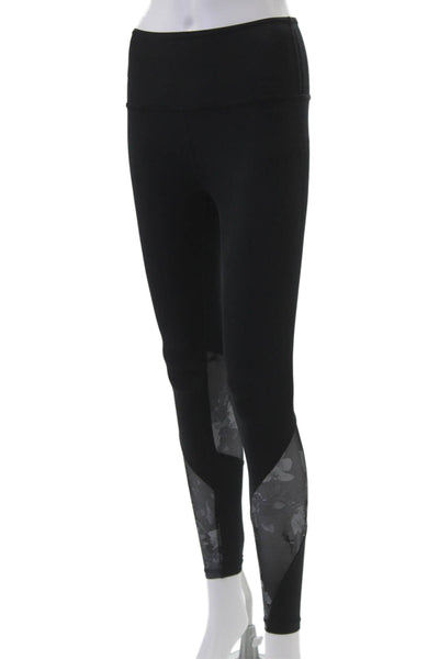 Beyond Yoga Womens Black Floral Ankle Leggings Nylon Size XS