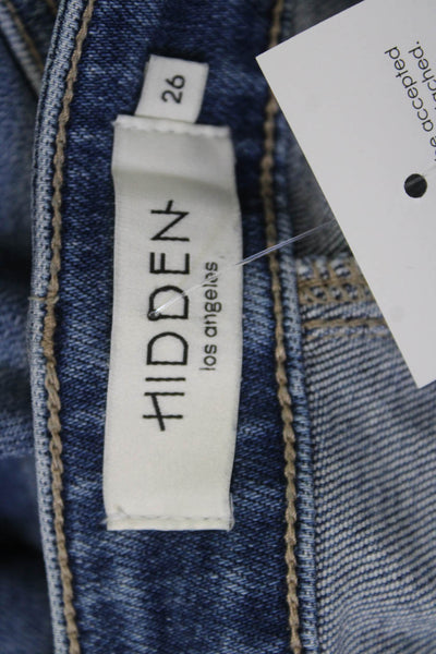 Hidden Women Bootcut Flared Blue Jeans Size 26
