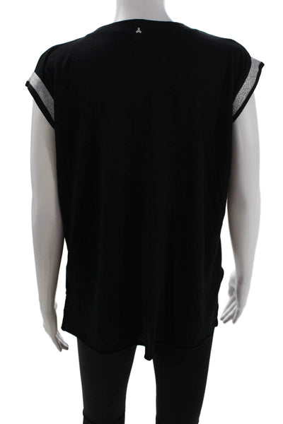Ultracor Women Crew Neck Short Sleeve Jersey Black Size S