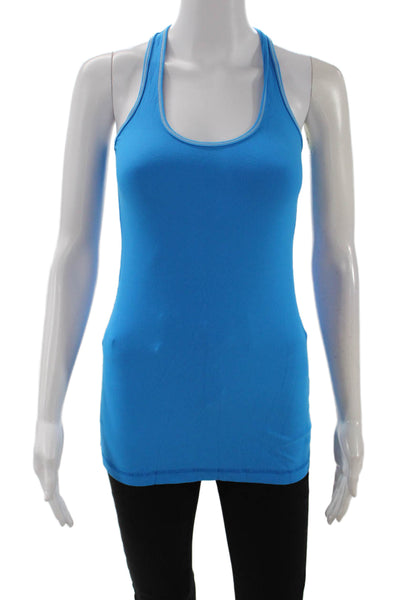 Lululemon Women Basic Camisole Blue Nylon Round Neck Sleeveless Size 6