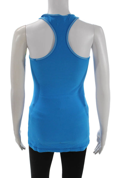 Lululemon Women Basic Camisole Blue Nylon Round Neck Sleeveless Size 6