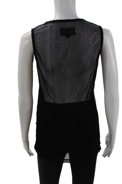 Heroine Sport Women Black Sleeveless Tank Crewneck Sports Size S