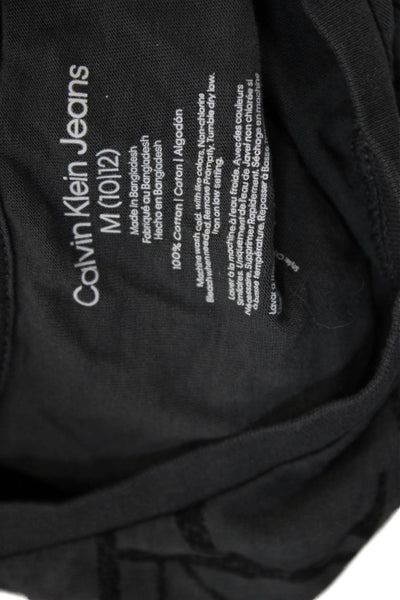 Calvin Klein, Mens Dark Gray Cotton Graphic T-Shirt Size M