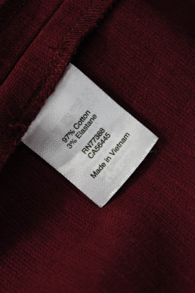 J Crew Womens Fit & Flare Tank Dress Red Size S