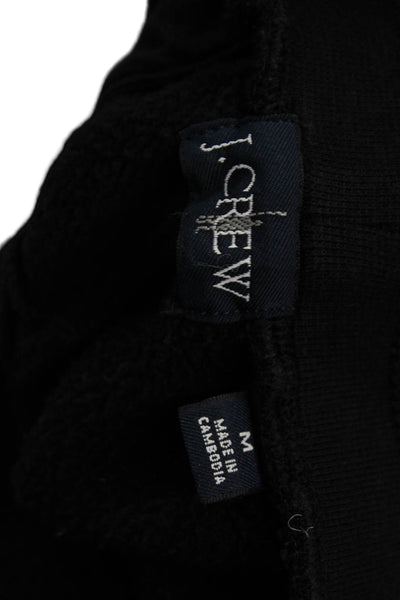 J Crew Men Jogger Sweatpants Black Drawstring Size M