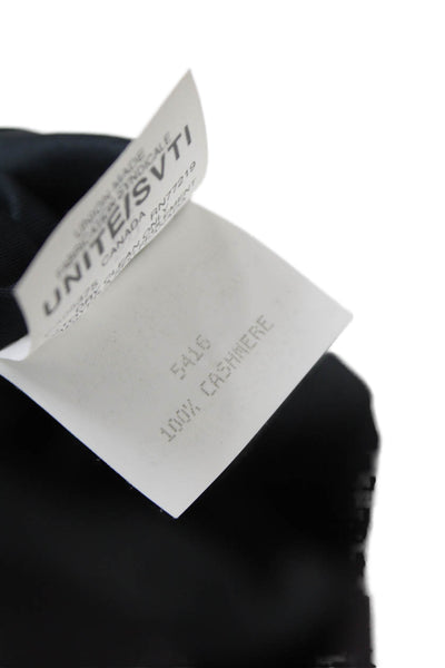 Vito Ruffolo Men Classic Cashmere Blazer Collared Button Black Size 50