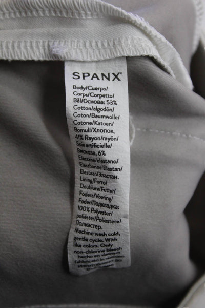 Spanx Women Ankle Cropped Pants White Size S