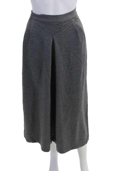 J. Mclaughlin Women A-Line Skort Dark Gray Solid Size M
