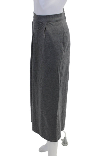 J. Mclaughlin Women A-Line Skort Dark Gray Solid Size M