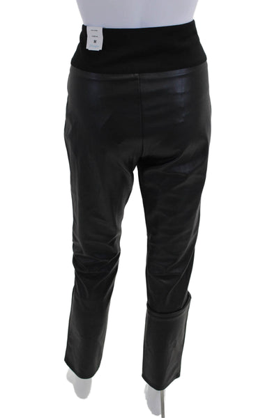 J. Mclaughlin Womens Black Cropped Ankle Biker Pants Size M