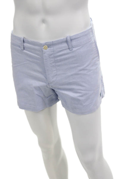Polo Ralph Lauren Mens Light Blue Cotton Chino Shorts Size 8P