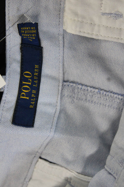 Polo Ralph Lauren Mens Light Blue Cotton Chino Shorts Size 8P