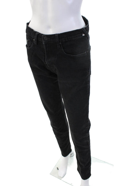 Paul Smith Men Black Skinny Tapered Jeans High Rise Size 30
