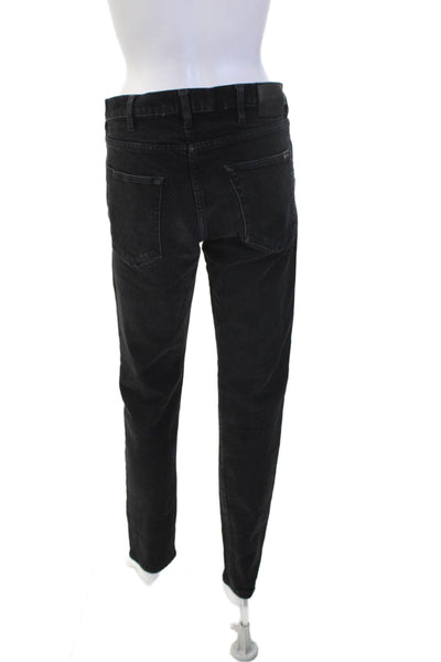 Paul Smith Men Black Skinny Tapered Jeans High Rise Size 30