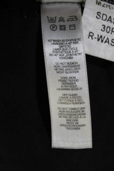 Paul Smith Men Black Skinny Tapered Jeans High Rise Size 30