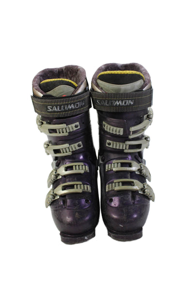 Salomon Mens Salomon Evolution 9.0 Ski Boots Purple Size 9