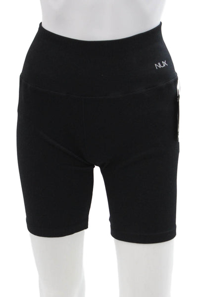 Nux Unisex Biker Shorts Black Size L