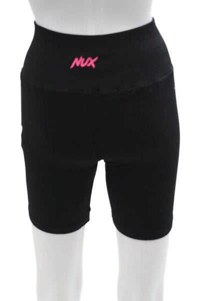 Nux Unisex Biker Shorts Black Size L