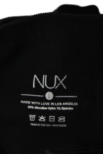 Nux Unisex Biker Shorts Black Size L
