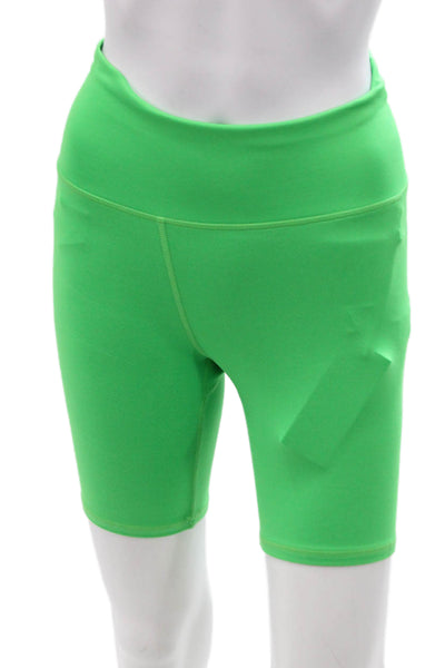 Terez Women Set Shorts Green Polyester Spandex Solid Size S