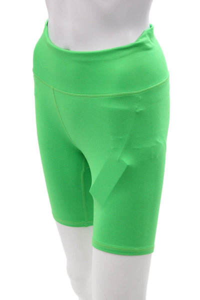 Terez Women Set Shorts Green Polyester Spandex Solid Size S