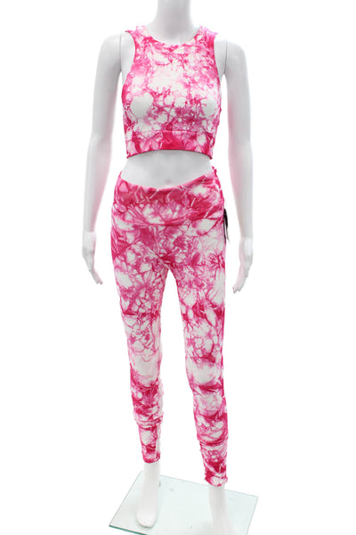 Nux Womens Ankle Jeggings Pink 94% Nylon 6% Spandex Size M