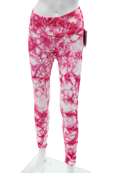 Nux Womens Ankle Jeggings Pink 94% Nylon 6% Spandex Size M