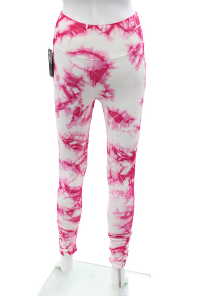 Nux Womens Ankle Jeggings Pink 94% Nylon 6% Spandex Size M