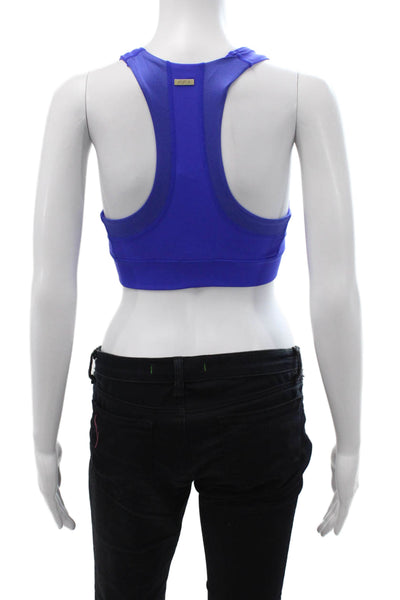 ALALA Womens Pullover Unpadded Racerback Sports Bra Blue Size XS