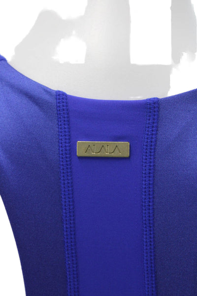 ALALA Womens Pullover Unpadded Racerback Sports Bra Blue Size XS