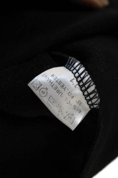 Lenny B Womens Biker Collared Button-Up Long Sleeve Black Size 1