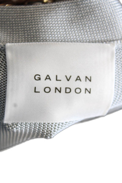 Galvan London Womens Gray V-Neck Long Sleeve Cardigan Button Viscose Size S