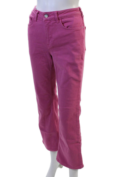 Pilcro and the Letterpress Anthropologie Women Cropped Pants Pink Size 27