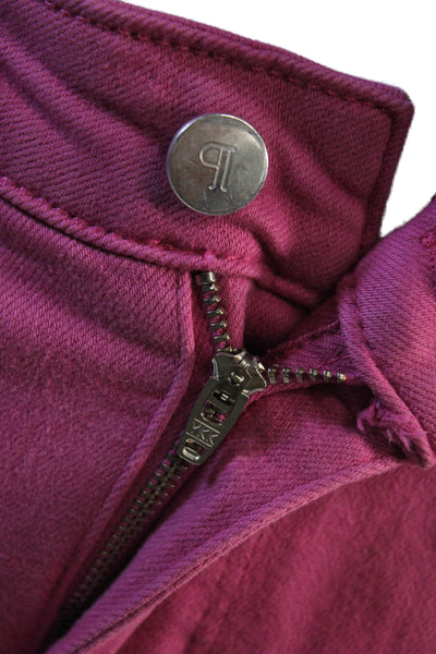 Pilcro and the Letterpress Anthropologie Women Cropped Pants Pink Size 27