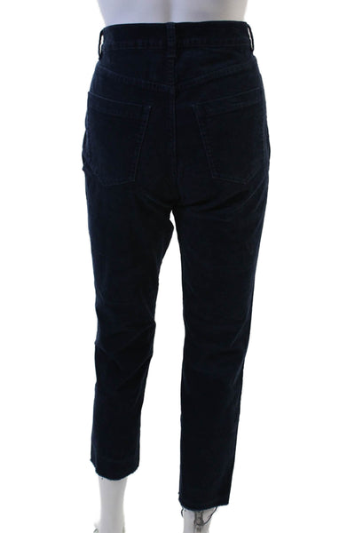 Brooks Brothers Womens Dark Blue Cropped Ankle Pants Size 4