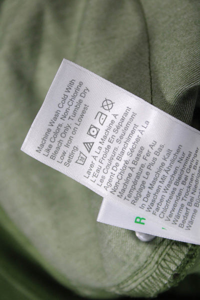 J Crew Womens Ankle Cropped Jeans Green Mid-Rise Size 28
