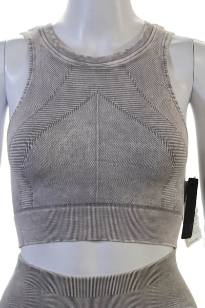 Nux Women Gray Shorts Set Size S