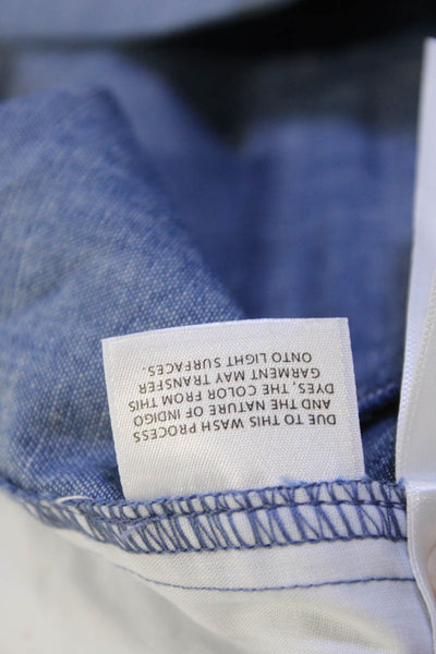 J Crew Unisex Blue Chino Shorts Size 4