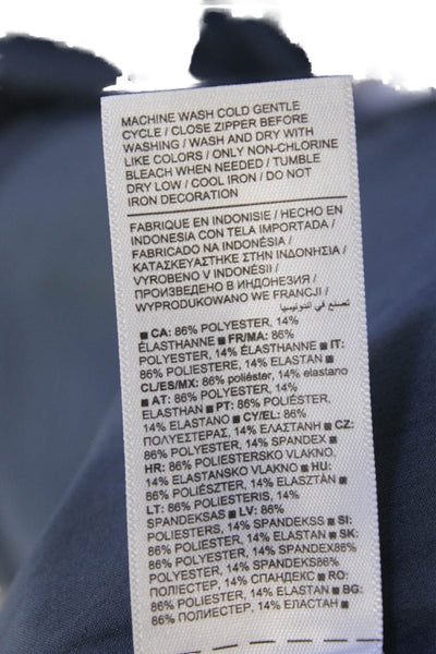 Athleta Womens Drawstring High Rise Ruched Cuff Ankle Jogger Pants Gray Size 4
