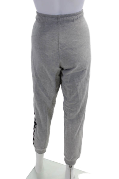 Ivy Park Women's Drawstring Waist Tapered Leg Jogger Pants Gray Size M