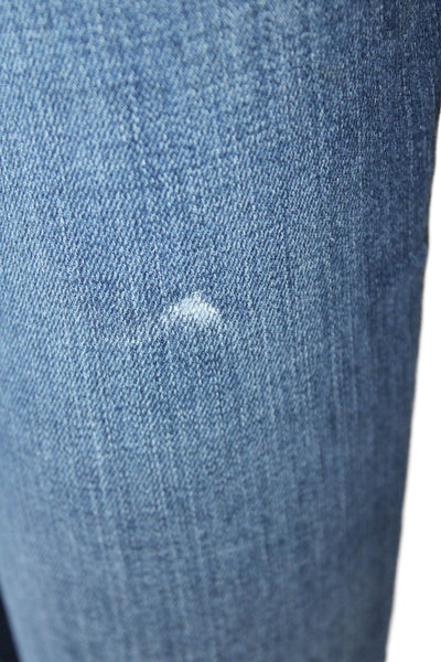 Frame Women Designer Straight Jeans Dark Blue Mid Rise Size 26