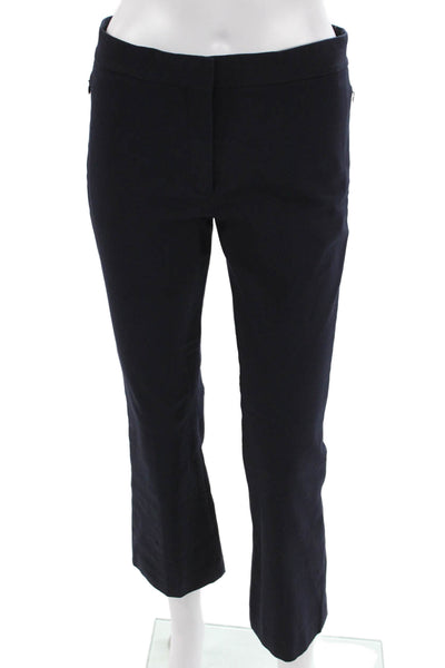 Theory Women Dark Blue Cropped Dress Pants Size 4
