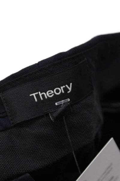 Theory Women Dark Blue Cropped Dress Pants Size 4
