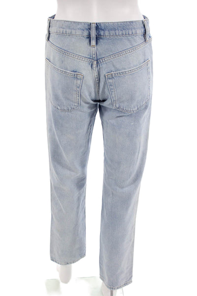 Frame, Women Boyfriend Straight Jeans Light Blue Size 23