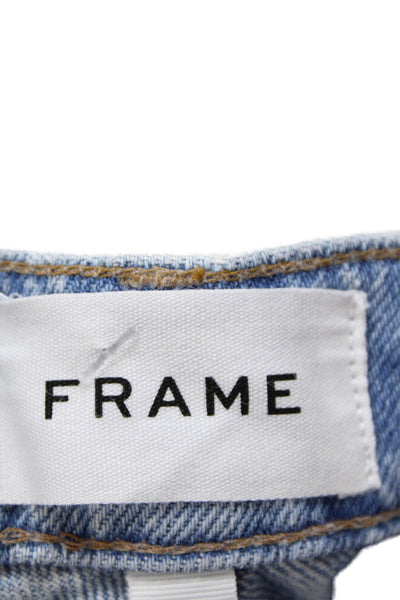 Frame, Women Boyfriend Straight Jeans Light Blue Size 23