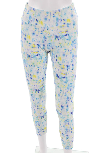 J Crew Women Ankle Leggings Blue Polyester Elastane Size S