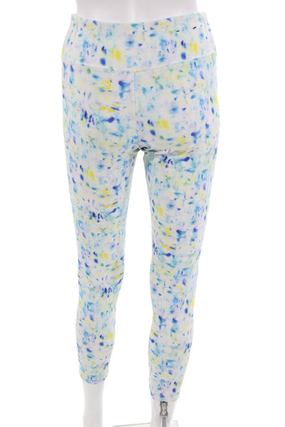 J Crew Women Ankle Leggings Blue Polyester Elastane Size S