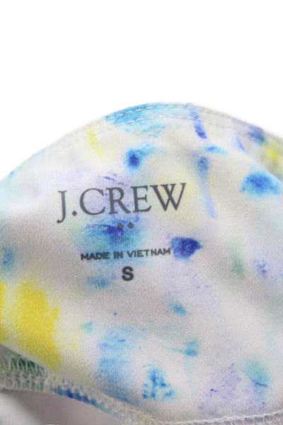 J Crew Women Ankle Leggings Blue Polyester Elastane Size S
