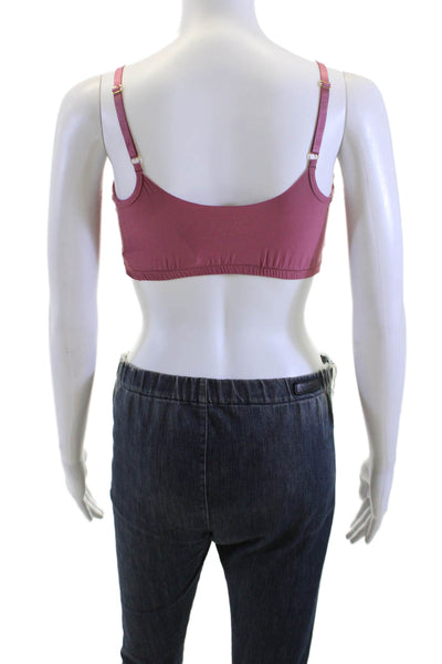 Commando Womens Red Solid Modal Spandex Round Neck Tank Top Size L